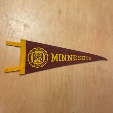 Vintage 1950s University of Minnesota 5x9 Felt Pennant Flag picture