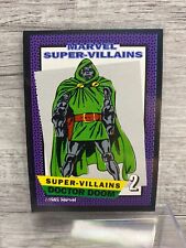 Vintage 1992 Marvel Super Villains Dr. DOOM Victor Von TCG Board Game NM Card picture