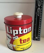 Vintage Lipton Tea Tin Canister picture