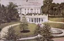 White House, East Entrance~Vintage Postcard C1915. Q081 picture