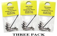 36-Pieces-Pin-Keepers-Pin-backs-Pin-Locks-Locking-Pin-Backs-w-Allen-Wrench 5mm picture
