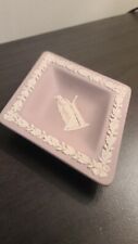 Vintage Wedgwood Jasperware Diamond Shaped Lilac Trinket Pin Dish Ashtray ENG picture