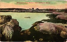 1912 Entrance COSY HARBOR West Southport Maine Postcard picture