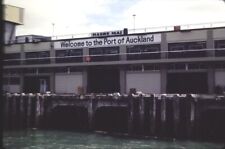 WELCOME TO PORT OF AUCKLAND,NEW ZEALAND,1981.EKTACHROME 35 MM PHOTO SLIDE*F21 picture
