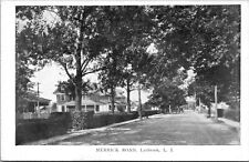 Lynbrook Long Island New York NY Merrick Road Houses Cars 1920s Postcard picture