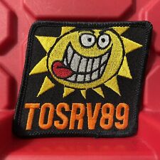 Tour Of The Scioto River Valley TOSRV Iron On Patch Ohio Sun Vintage 1989 picture
