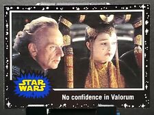 2015 Topps Journey To STAR WARS: TFA #4 NO CONFIDENCE IN VALORUM Black✨NM/MT picture