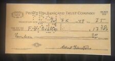 Albert Einstein - Check (COPY) - RP - signature dated 1949 picture
