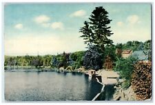 1913 Lake View And Houses Floreffe Pennsylvania PA Posted Antique Postcard picture