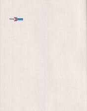Vintage Amtrak Stationary Original Pointless Arrow Red & Blue Logo Letter Size picture