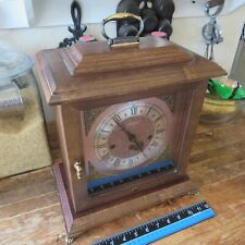 Vintage BULOVA Mantel Bracket Clock Westminster Chime Key wound 340-020 picture