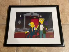 The Simpsons Original Animation Production Cel Art Mr. Burns & Waylon Smithers picture