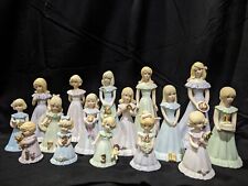 Vintage Enesco Growing Up Birthday Girls All Years 1 - 16 Bisque Porcelain  picture