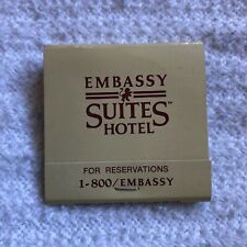 Embassy Suites Hotel Vintage Matchbook FULL UNSTRUCK EUC picture