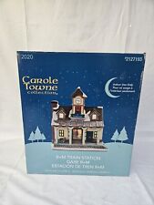 LEMAX Carole Towne R M Train Station Christmas Village Lighted New In Box picture