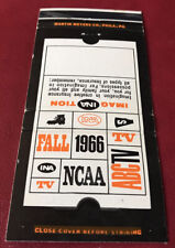 Matchbook Cover Fall TV 1966 ABC NCAA picture
