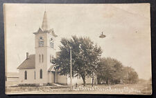 Lutheran Church Rising City Nebraska RPPC 1921 picture
