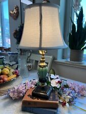 Vintage Anthropologie Table Lamp.  Hand Painted.  Lamp Works Shade Not Included picture