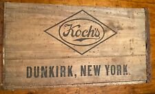 Rare Pre-Prohibition Koch Brewery Antique Wooden Beer Crate picture