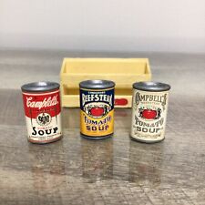 Vintage Campbell's Magnets Soup 4 Pc. Set 1995 Collector's Series Soups & Crate picture