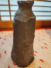 Vase Japanese Pottery of Bizen #5375 18cm/7.09