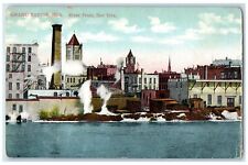 c1910's River Front East Side Grand Rapids Michigan MI Unposted Vintage Postcard picture