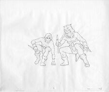 FIRE & ICE: ORIGINAL ANIMATION PRODUCTION DRAWINGS (w/ Free Autograph) picture