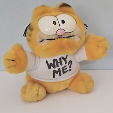 Vintage 1981 Dakin Garfield / Why Me? Shirt / Plush 10