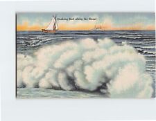 Postcard Dashing Surf along the Coast USA North America picture