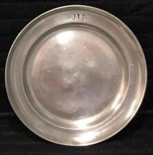 Antique German Pewter Plate, Triple Touch Marks, KALENAERG, c. 1800 picture