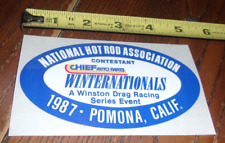 1987 Winter Nationals NHRA National Hot Rod Association Pomona Calif WINSTON picture