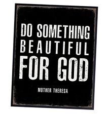 Christian Wall Art - Catholic Gifts for Men Women Woman Man - Do Something  picture