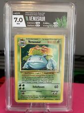 1999 Pokemon Venusaur Holo 15/102 Unlimited HGA 7 Graded. picture