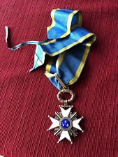 Rare Latvian Order Of The Three Stars With Neck Ribbon Marked picture