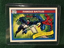 1990 Impel Marvel Comics Famous Battles Spider-Man vs Venom Card #106 NM  picture