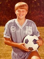 L3 Photograph Boy Soccer Boy Ball Uniform Portrait 1985 Portrait picture