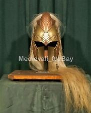 Antique Medieval LOTR Elven Cosplay Helmet Lord of the ring Helmet With Plume picture