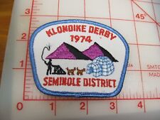 Seminole District collectible 1974 Klondike Derby patch (rD) picture