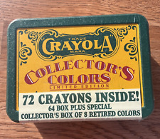Vintage Crayola Crayons Limited Edition Collectors Tin with 72 Crayons NEW picture