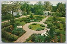 Old Sturbridge Village Massachusetts, General Salem Towne Garden, VTG Postcard picture