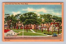 Onset MA-Massachusetts, Onset Park From Town Pier, Antique, Vintage Postcard picture