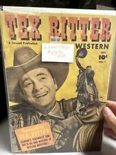 Tex Ritter A Fawcett Publication Golden Age Western No. 1 A1 picture