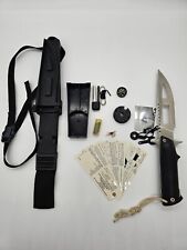 TEKNA USA Survival Knife W/ Contents  EXCELLENT  picture