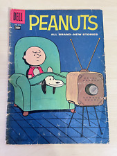 Vintage DELL Comic Book PEANUTS Charlie Brown #878 1958 picture