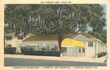 Postcard 1950 Florida Daytona Johnston Coffee Shop roadside occupation FL24-673 picture