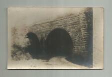 1907 LEWISTON MN RAILROAD ARCHES BRIDGE REAL PHOTO POSTCARD WINONA ST PETER RR picture