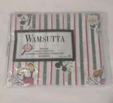 Vtg Wamsutta ~ Mickey Mouse ~ Full Flat Bed Sheet New in Package picture