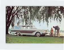 Postcard '63 Ford Fairlane Squire Wagon Car/Automobile USA North America picture