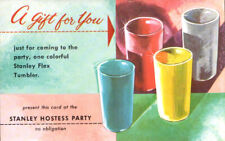 VTG 1957 ADVERTISING PC INVITATION TO STANLEY PRODUCTS HOSTESS PARTY picture