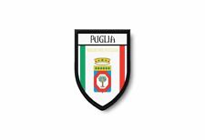 PATCH PATCHES EMBLEM IRON ON GLUE PRINT FLAG world crest italy apulia picture